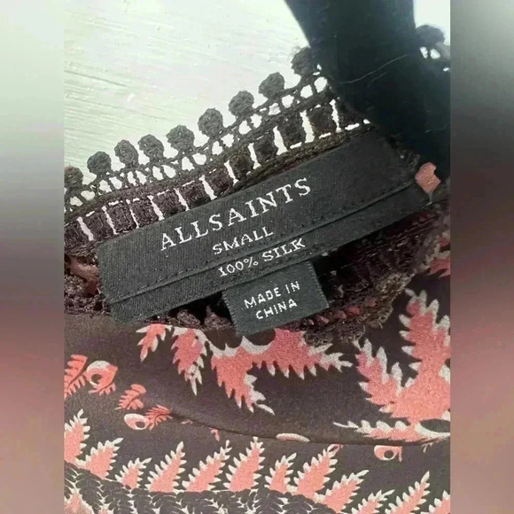 All Saints Rayen Anokhi Silk Dress - Picture 10 of 15